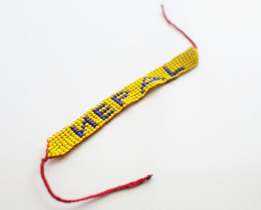 Hand Crocheted NEPAL Women Glass Beads Bracelet - nepacrafts