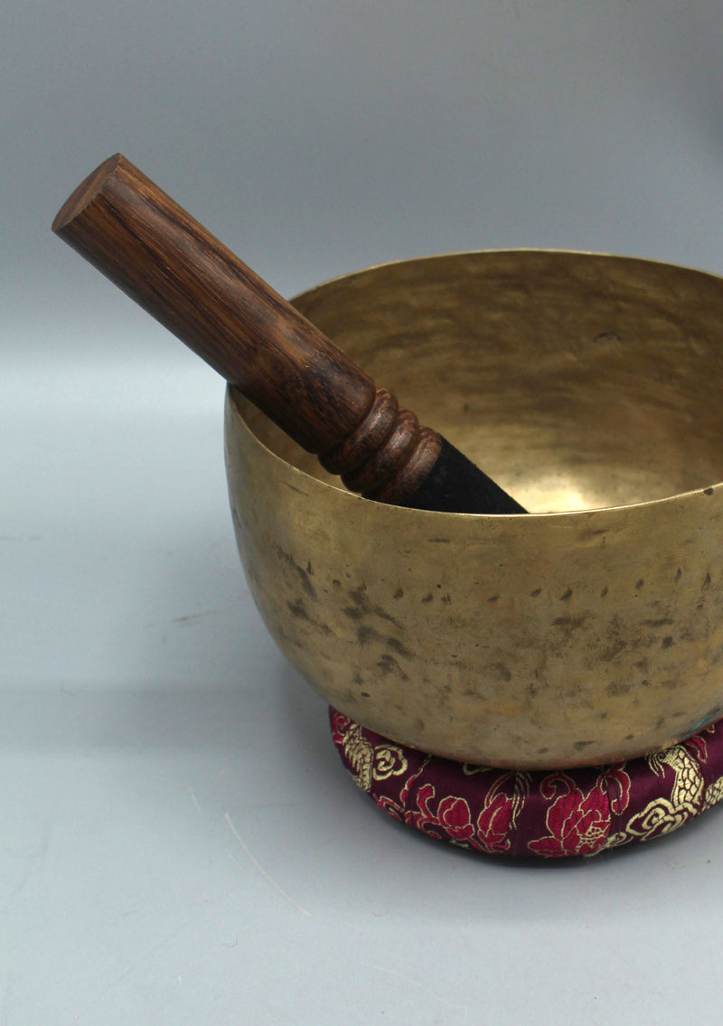 Tibetan Chakra Healing Thadobati Singing Bowl 625gm 6.2"