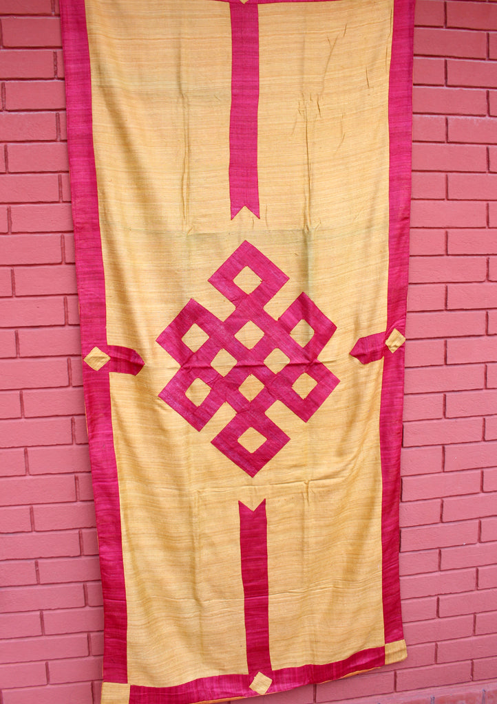 Tibetan Endless Knot Door Curtain - nepacrafts