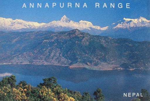 Annapurna Range Nepal Postcard - nepacrafts