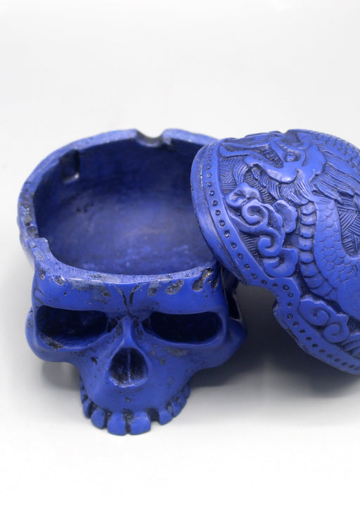 Skull Head Carving Incense Burner - nepacrafts