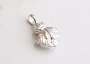 Fire Carved Buddhist Prayer Mala Bhum Counter Clip 925 Silver Sterling - nepacrafts