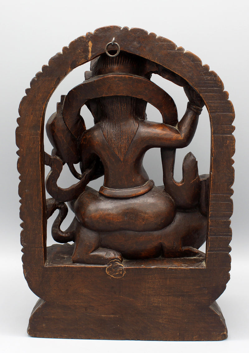 Manjushree Wooden Carving Wall Hanging Frame - nepacrafts