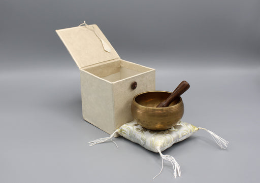 Hand Hammered Singing Bowl Gift Set - nepacrafts