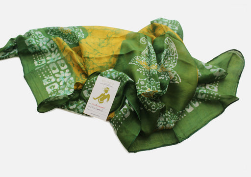 Fashionable Printed Square Summer Silk Scarves - nepacrafts