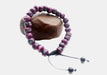 Bone Inlaid Purple Wrist Yoga Bracelet - nepacrafts