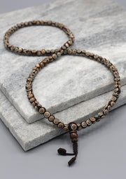Handcarved Tibetan 108 Beads Prayer Mala - nepacrafts