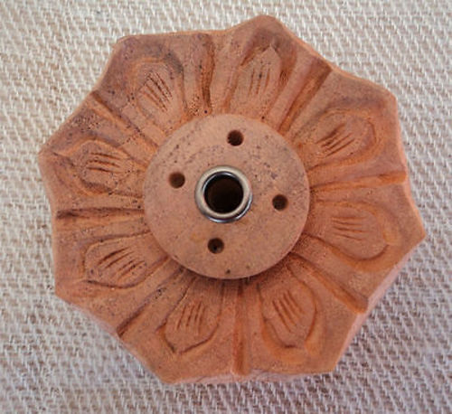 Handcarved Lotus Wooden Incense Burner