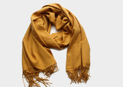 Beautiful Yellow Woolen Winter Shawl - nepacrafts
