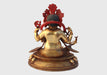 Gold Plated Ganesha Statue 6" High - nepacrafts