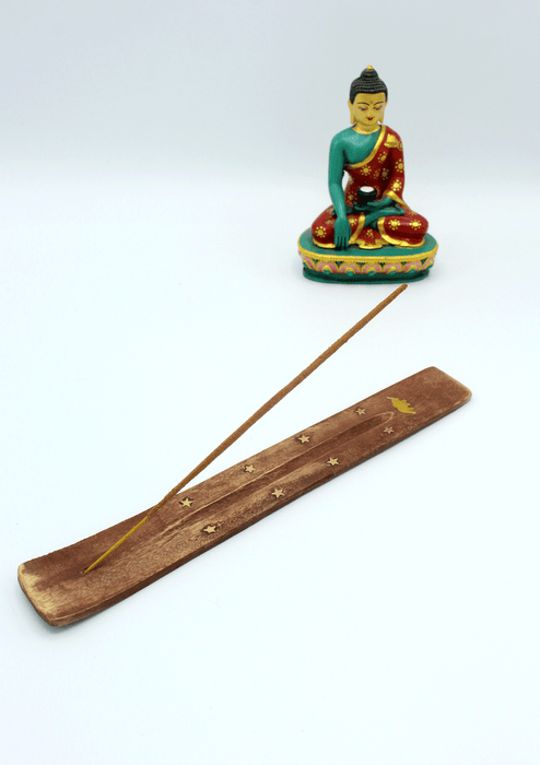 Hand Painted Elephant Wooden Incense Burner