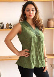 Soft Cotton Women's Summer Tops - nepacrafts