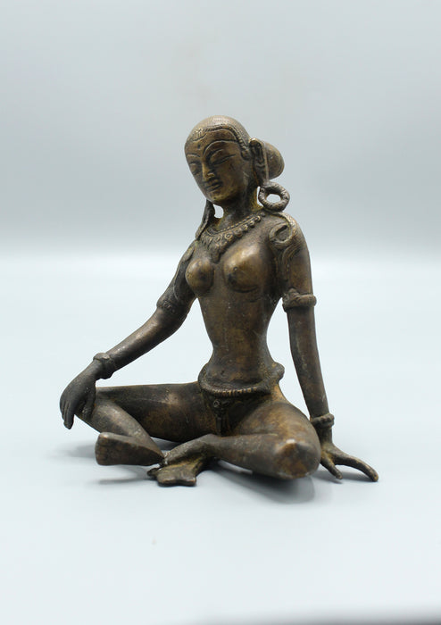 Handmade Bronze Tara Statue 5.5"