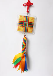 Guru Rinpoche Car Hanging Tibetan Amulet - nepacrafts