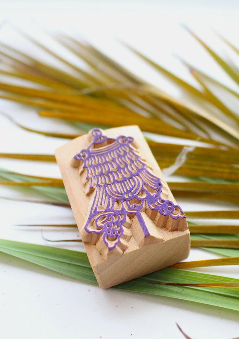 Tibetan Victory Banner Wooden Stamp