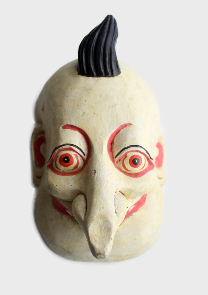 Wooden Joker Wall Hanging Decor Mask - nepacrafts