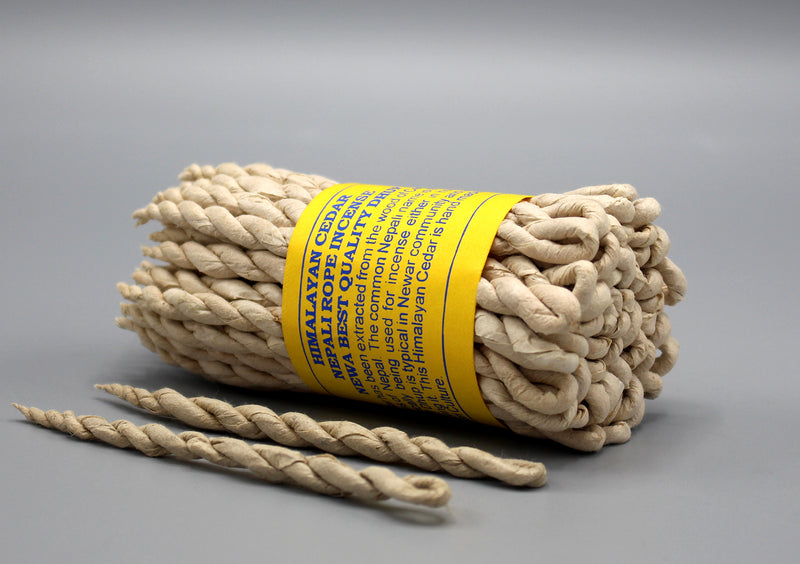 Himalayan Cedar Nepali Rope Incense - nepacrafts