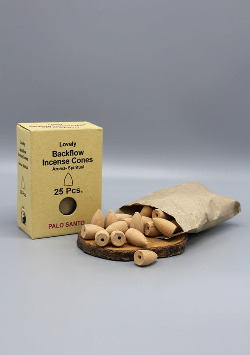 Palo Santo Spiritual Aroma Back Flow Cone Incense - nepacrafts