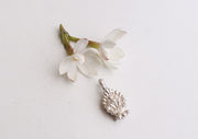 Silver Sterling Flaming Norbu Buddhist Prayer Mala Marker Clip - nepacrafts