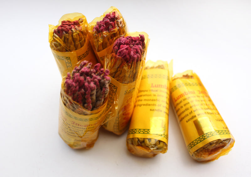 Lumbini Herbal Rope Incense -Set of 6 - nepacrafts