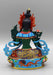 Fine Carving Green Tara Hand Painted Statue - nepacrafts