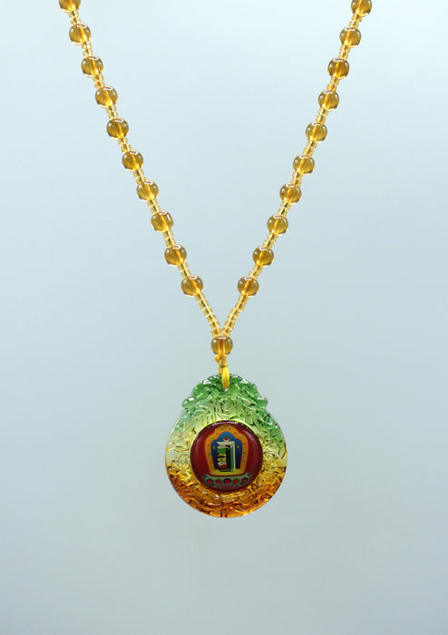 Zambala God of Wealth and Happiness Beads Necklace