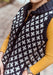 Black and White Plus Sign Pattern Multicolor Women's Woolen Cardigan - nepacrafts