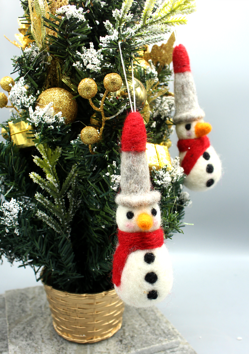 Felt Snowman Decoration Wall Hanging Decor