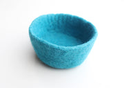 Handfelted Colorful Felt Bowls 4.5" For Keeping Jewelry, Watches and Smaller Items - nepacrafts
