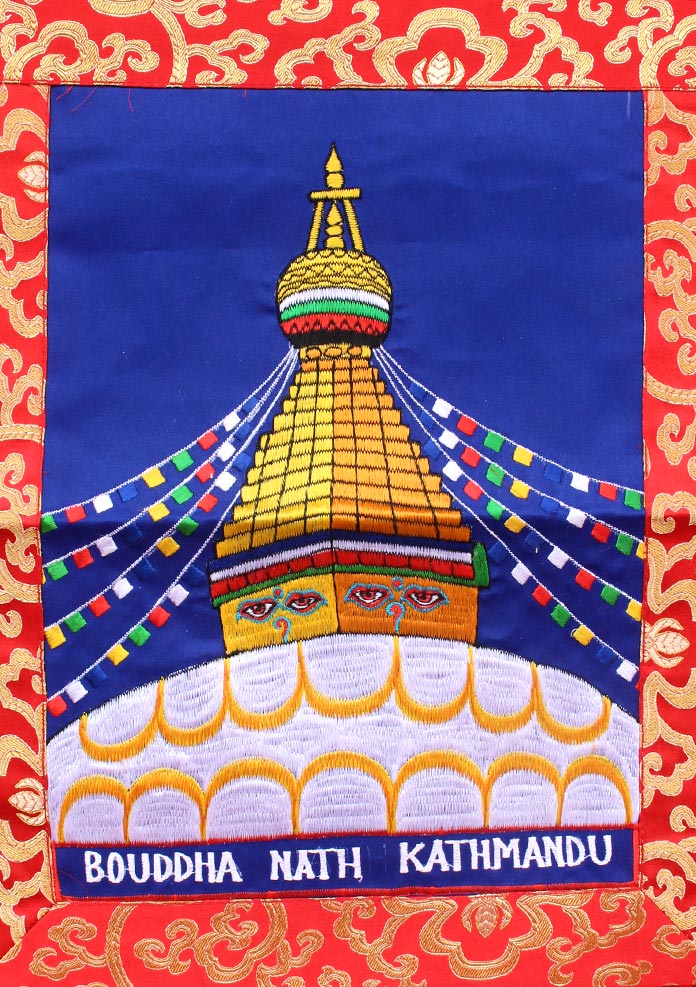 Bouddha Nath Embroidery Wall Hanging (Small)