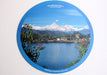 A beautiful View of Mount Machhapuchhre Printed Round Mousepad Mat - nepacrafts