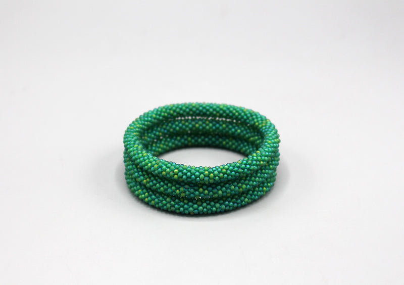Green Roll on Unisex Bracelet - nepacrafts
