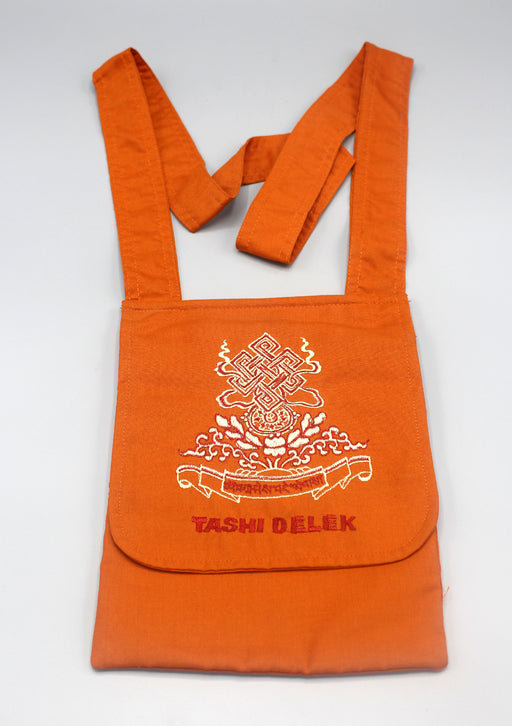 Cotton Side Carry Tashi Delek Embroidery Bag - nepacrafts