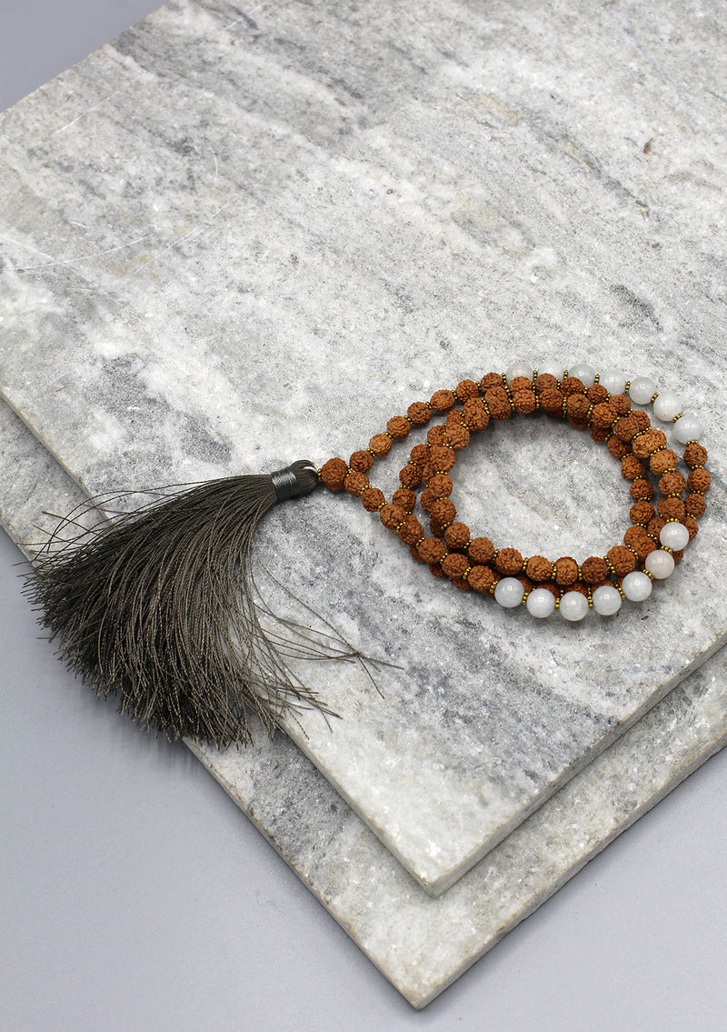 Rudrakshya Beads Tibetan Meditaion Prayer Mala