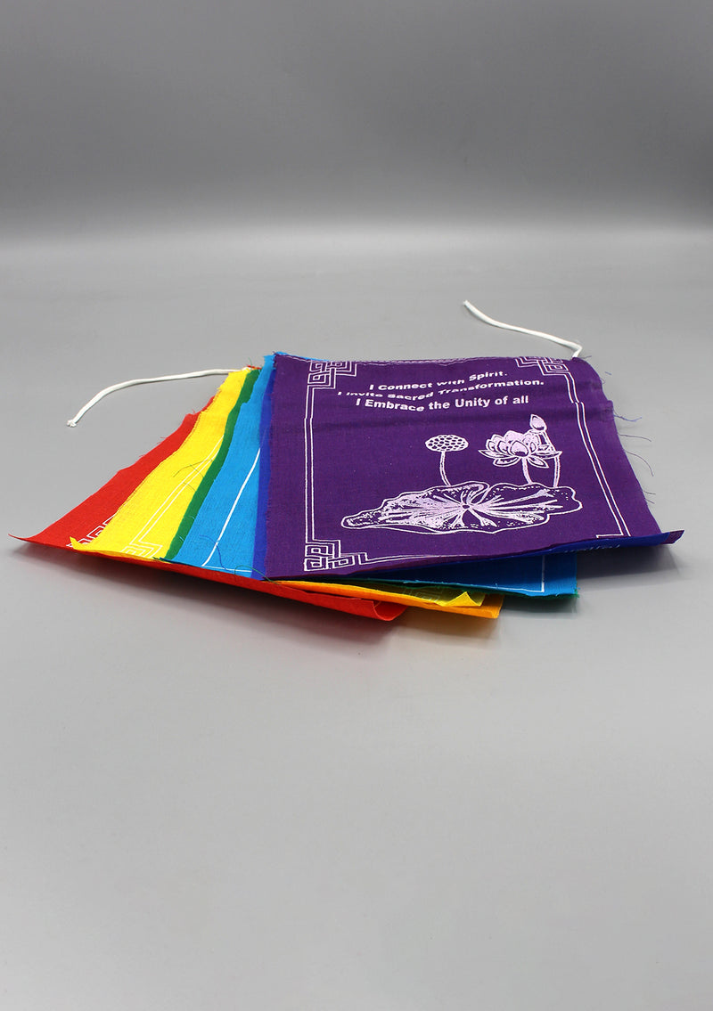 Tibetan Healing Prayer Flags  Roll with Spiritual Messages