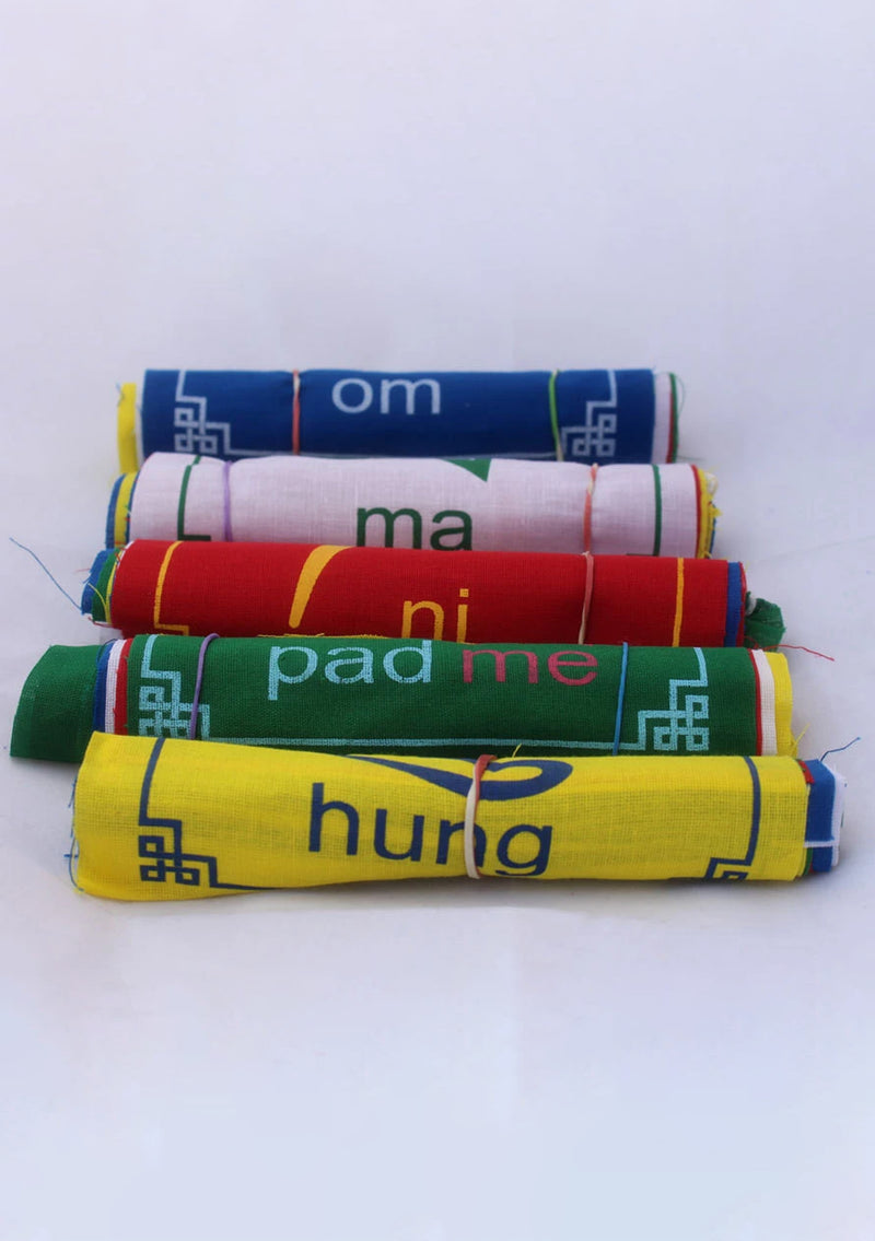 Om Mani Padme Hung Tibetan Prayer Flags