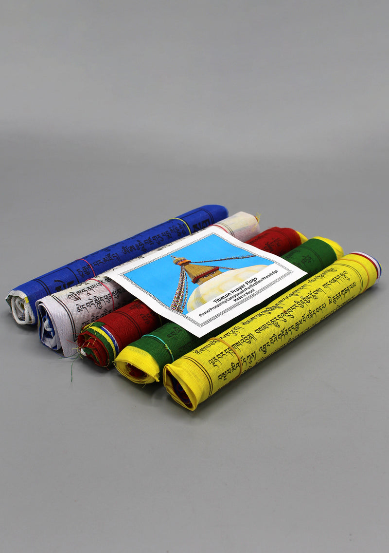 Tibetan Prayer Flags Mixed Deity 10 Cotton Sheets