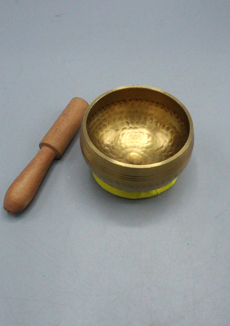 Hand Hammered Dot Print Singing Bowl