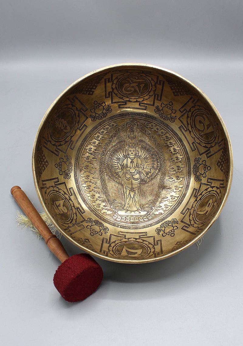Avalokiteshvara Bodhisattva Singing Bowl