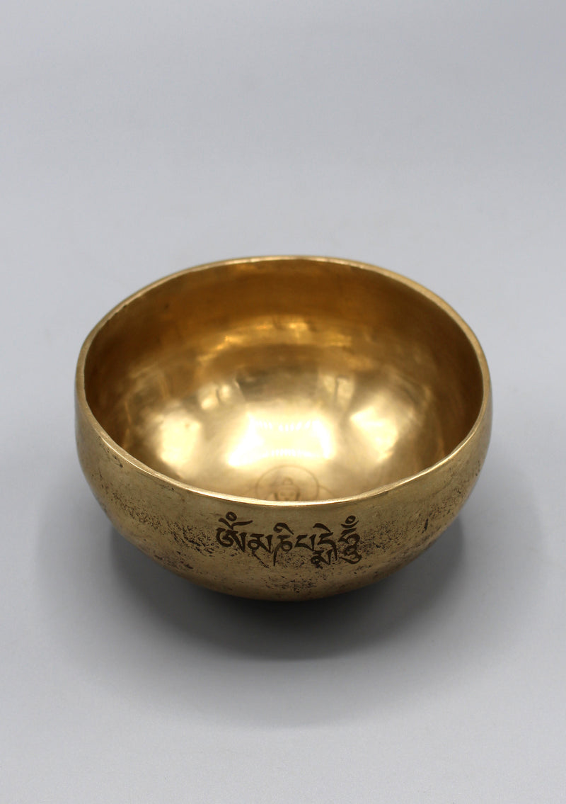 Fine Carving Shakyamuni Buddha Singing Bowl - nepacrafts
