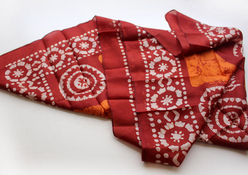 Fashionable Printed Square Summer Silk Scarves - nepacrafts