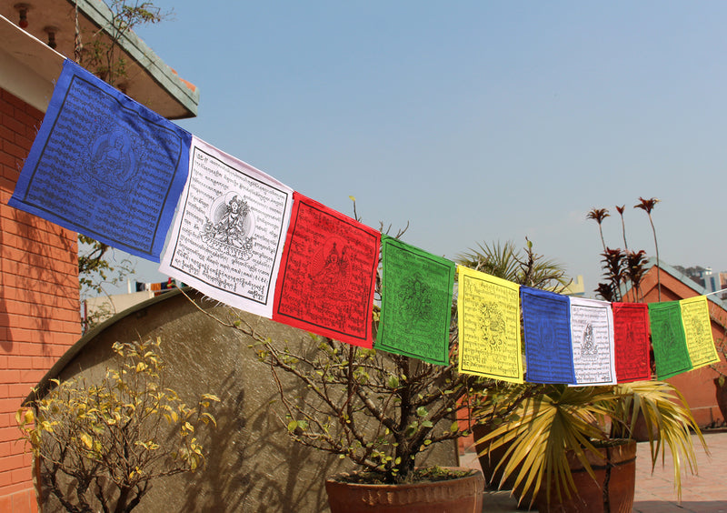 Traditional Mixed Prayer Flags