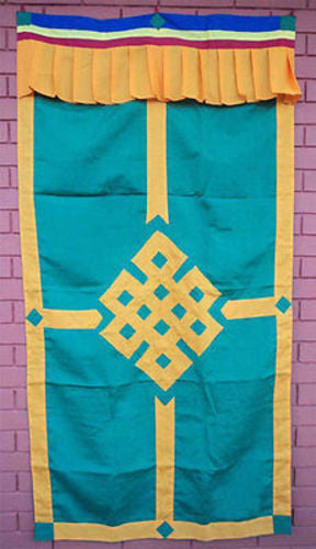Tibetan Door Curtains-Endless Knot - nepacrafts