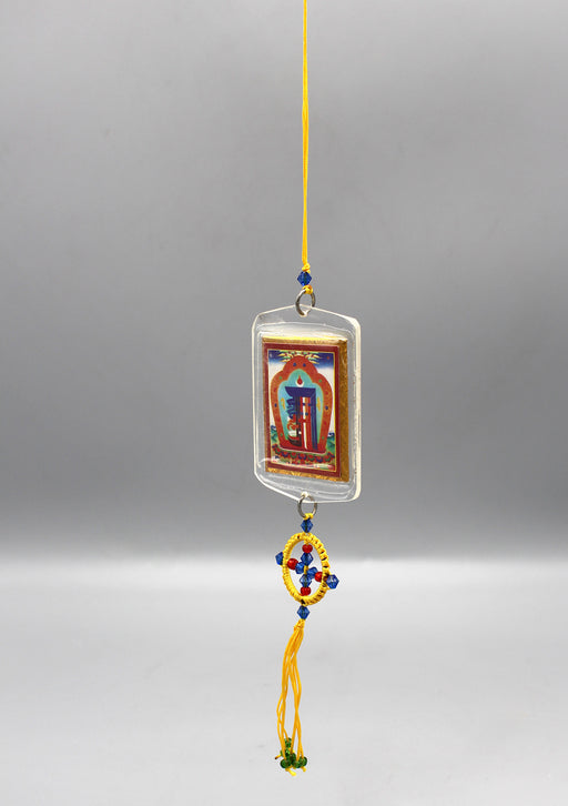 Dalai Lama Printed Car Hanging Protection Amulet - nepacrafts