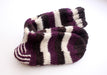 Trendy Purple and White Mixed Knee High Socks - nepacrafts