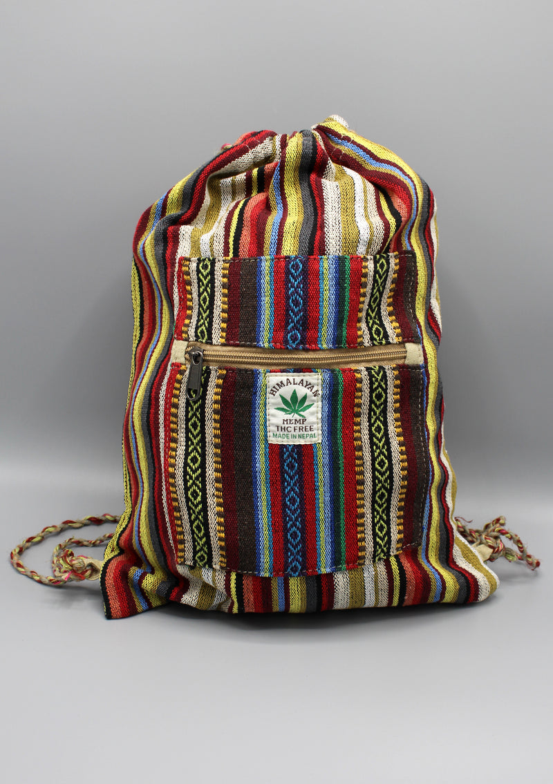 Trendy Gheri Drawstring Backpack - nepacrafts
