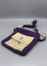 Purple Earthy Hemp Cross Body Passport Bag - nepacrafts