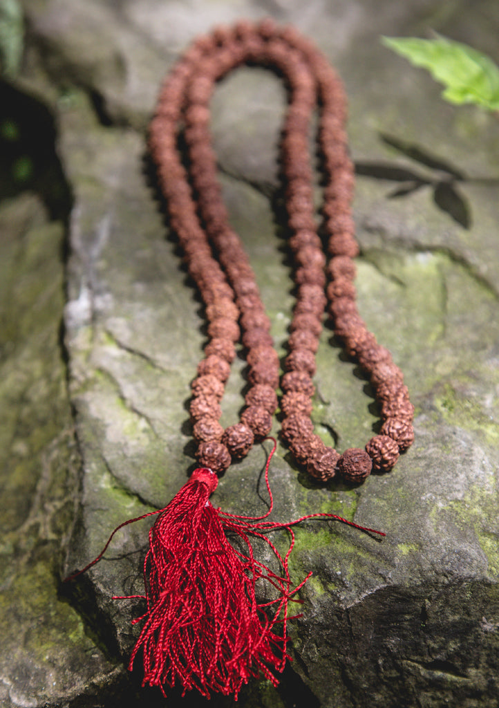Rudraksha 108 Beads Holy Mala for Meditation and Yoga - nepacrafts