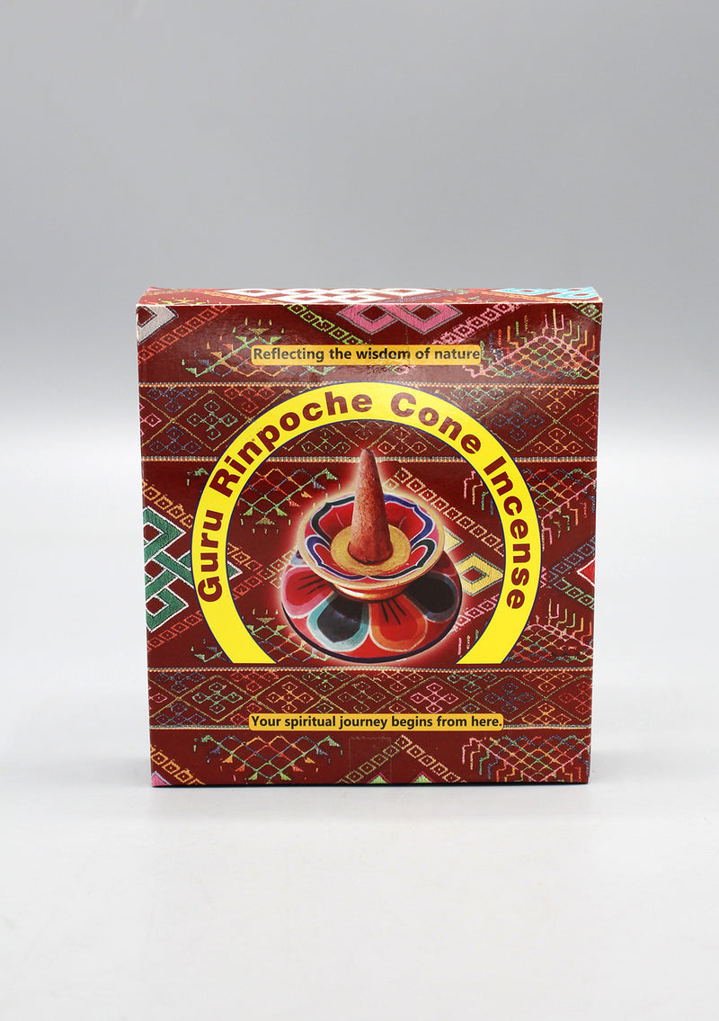 Hand Rolled Bhutanese Guru Rinpoche Cone Incense