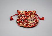 Silk Brocade Prayer Beads Mala Bag - nepacrafts